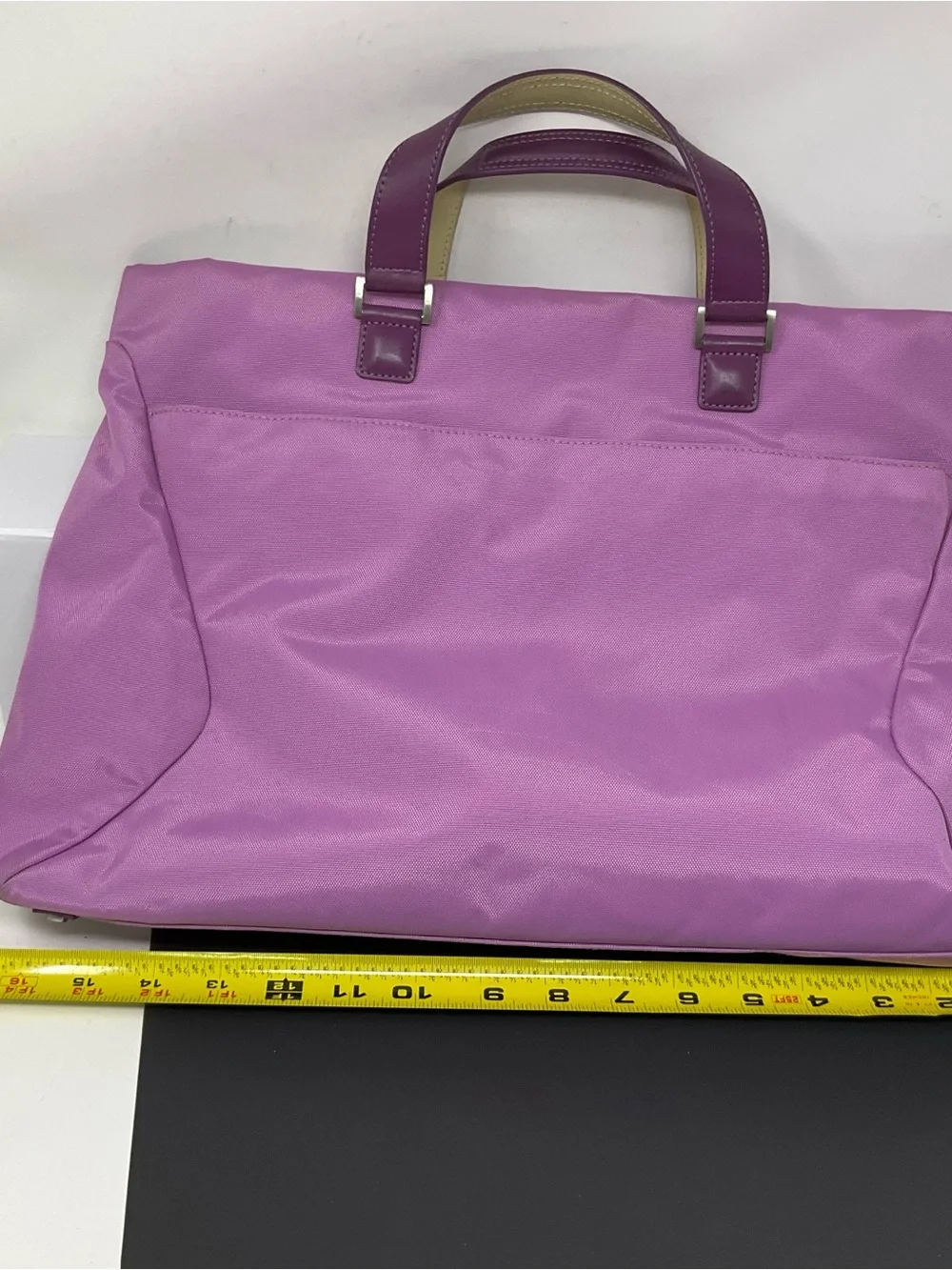 Tumi ballistic nylon Lavender and purple briefcase/satchel